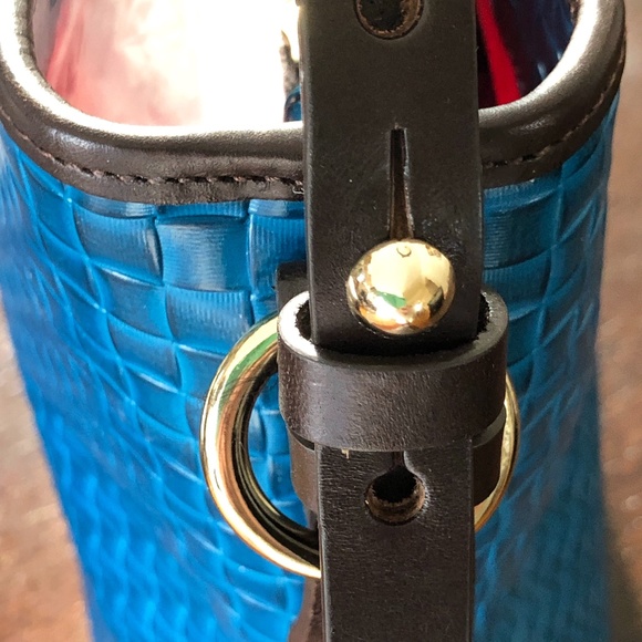 NWOT Dooney & Bourke Blue Leather Tote - Picture 7 of 16